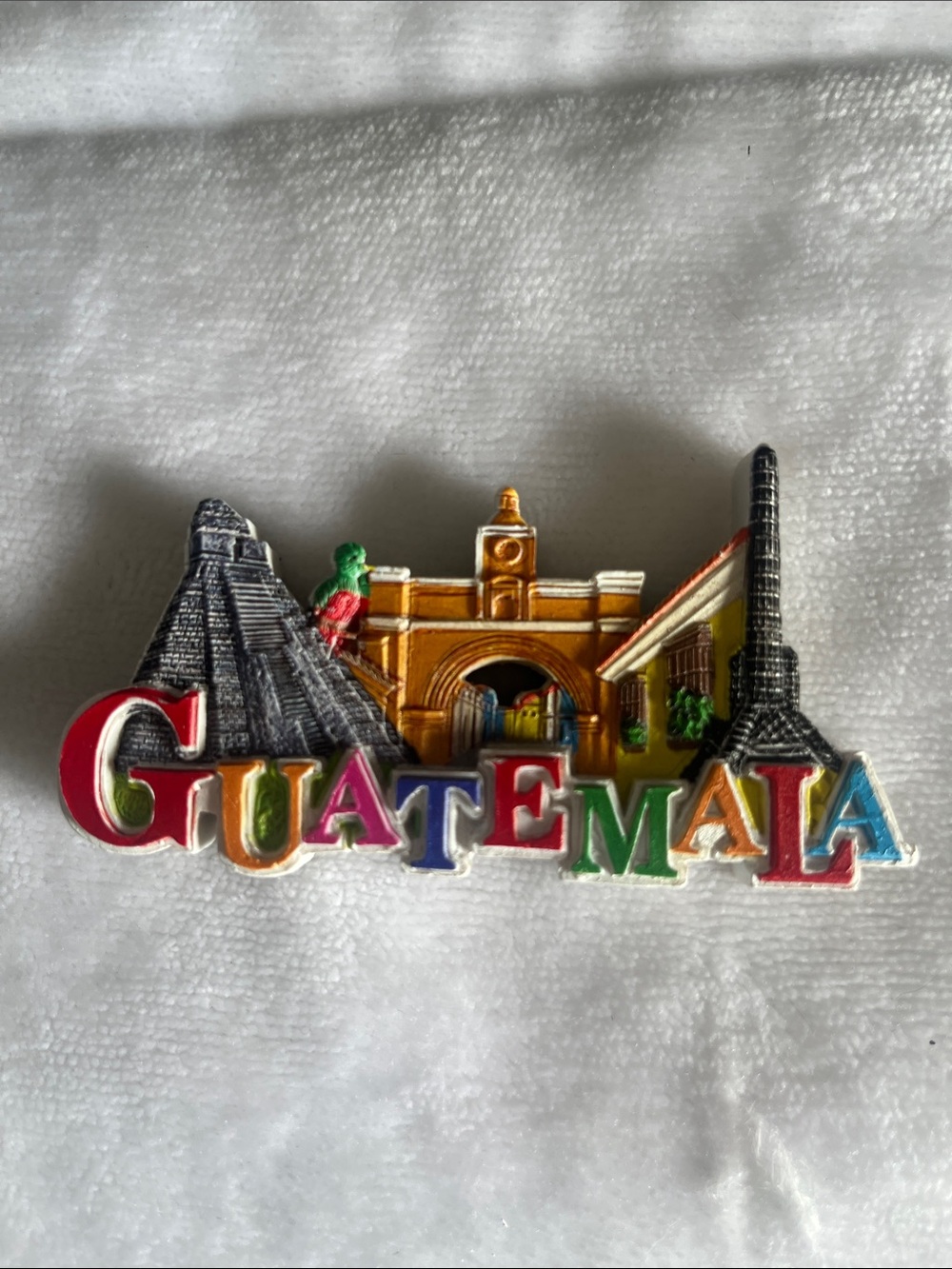 Guatemala Colorful Landmark Magnetic- Multicolor